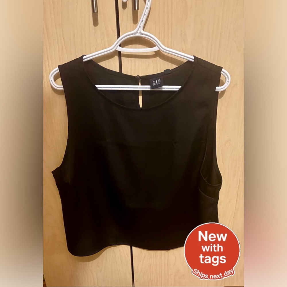 GAP Satin Shell Sleeveless Tank Top - XL